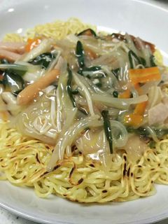 もやしとにらの塩ダレあんかけ焼きそば-レシピのメイン写真