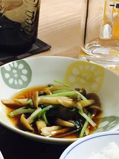 小松菜としめじの甘辛煮-レシピのメイン写真