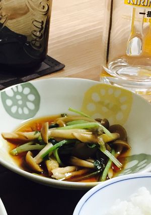 小松菜としめじの甘辛煮-レシピのメイン写真