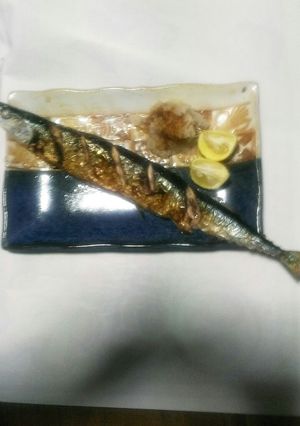 網にくっつかない♪さんまの塩焼き-レシピのメイン写真