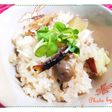 サンマとしめじとサツマイモ秋の炊込みご飯