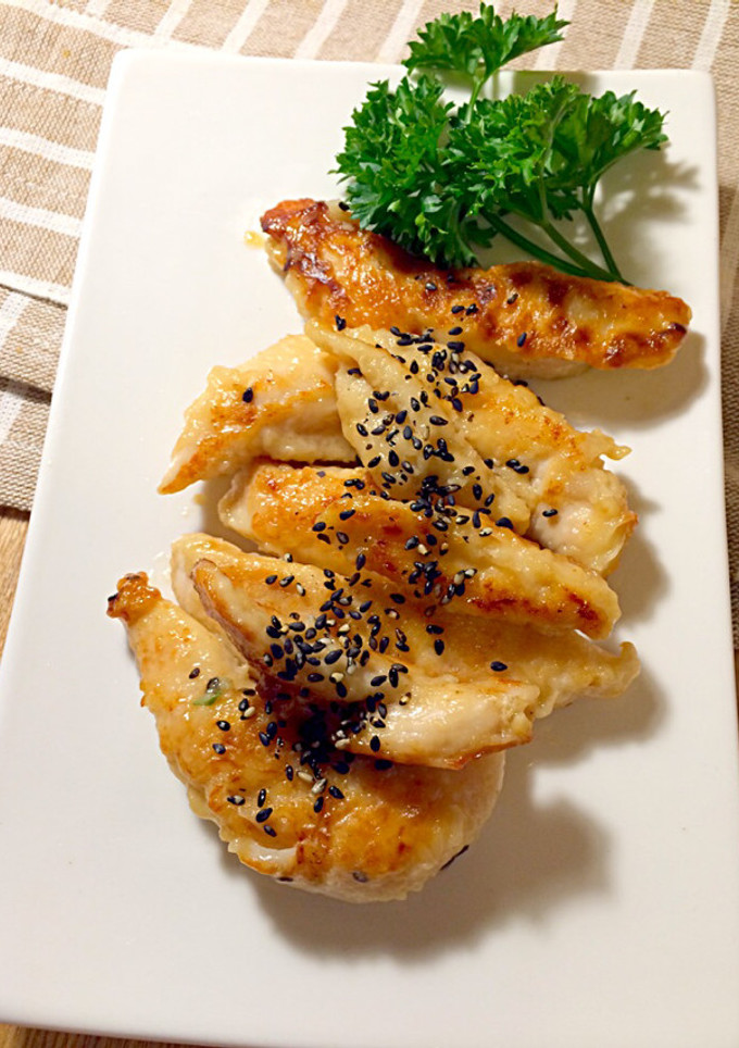 鶏ささみの柔らかゴマ焼き-レシピのメイン写真