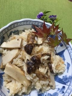 松茸御飯-レシピのメイン写真