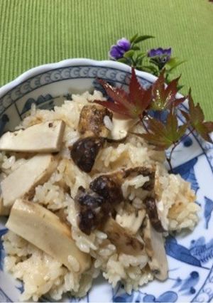 松茸御飯-レシピのメイン写真