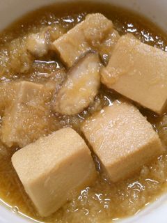 簡単、和食! 高野豆腐の みぞれポン酢煮-レシピのメイン写真