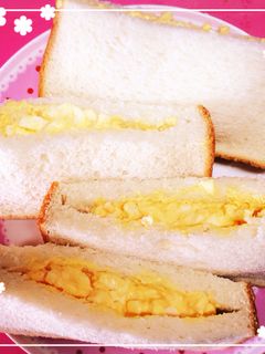 ゆで卵サンド-レシピのメイン写真