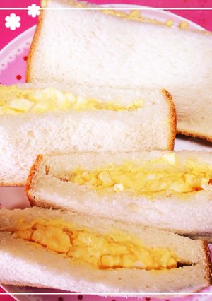 ゆで卵サンド-レシピのメイン写真