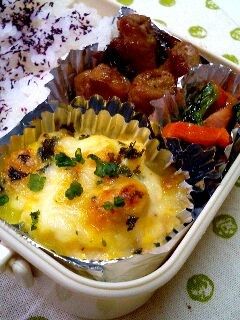 簡単!お弁当用♪卵のグラタン♡-レシピのメイン写真