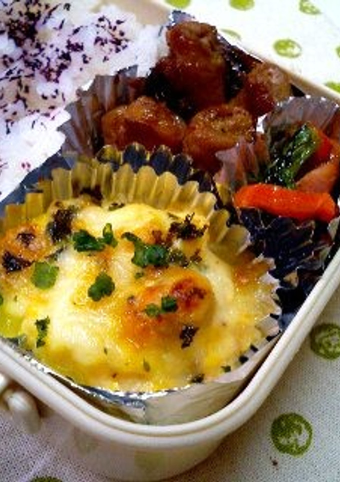 簡単！お弁当用♪卵のグラタン♡-レシピのメイン写真