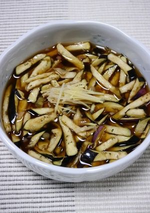 簡単！茄子の葉生姜漬け-レシピのメイン写真