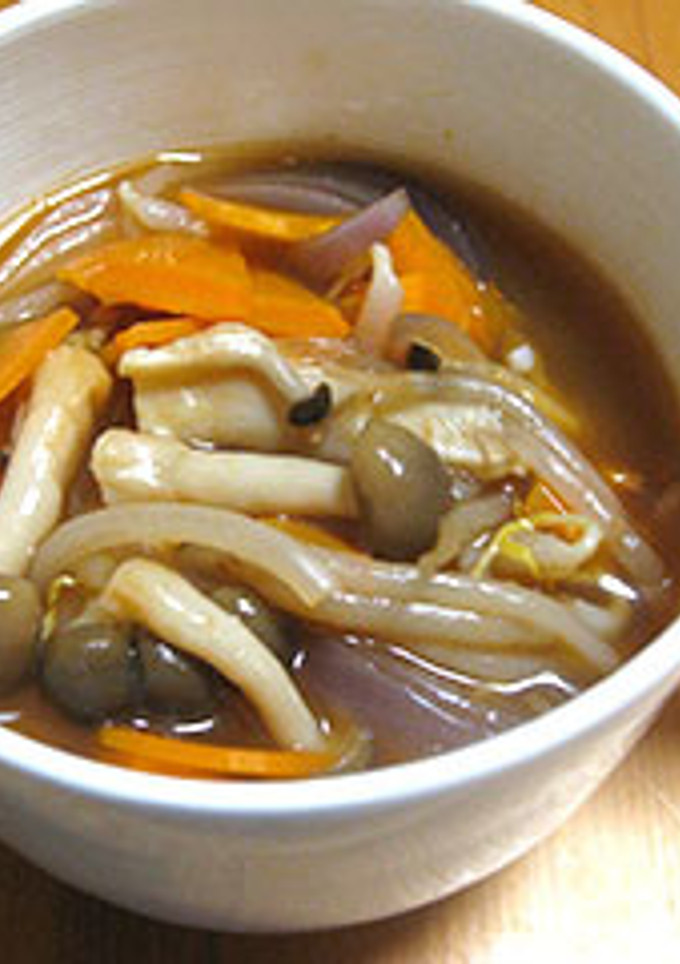 くばら　スープの素で簡単和風トマトスープ-レシピのメイン写真