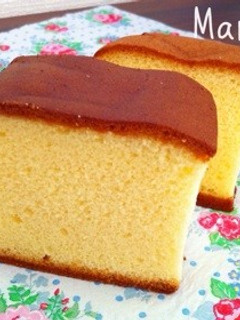 スプーンで楽々計量♩しっとりカステラ♡-レシピのメイン写真