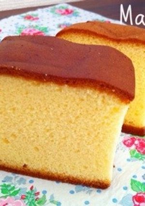 スプーンで楽々計量♩しっとりカステラ♡-レシピのメイン写真