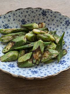 オクラ炒めマヨほりにし味-レシピのメイン写真