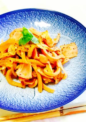 高野豆腐でナポリタン♪-レシピのメイン写真
