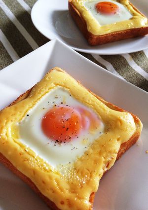 朝食 マヨたまパン-レシピのメイン写真