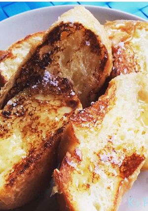 フランスパンでフレンチトースト-レシピのメイン写真