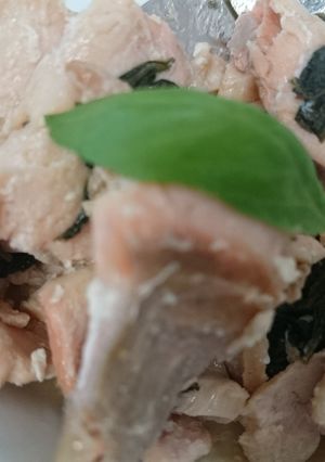 北海道産秋鮭とフレッシュバジルのレモン炒-レシピのメイン写真