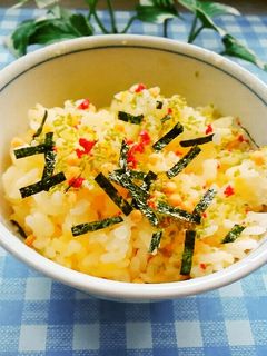 お茶漬け海苔で*卵かけご飯*-レシピのメイン写真