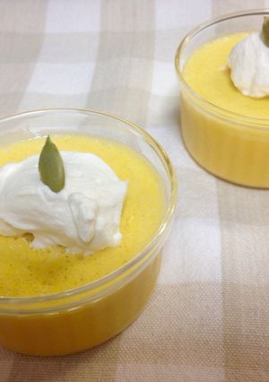 レンジで作る★かぼちゃプリン-レシピのメイン写真