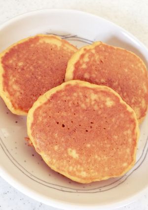 にんじんきなこパンケーキ〜離乳食後期〜-レシピのメイン写真