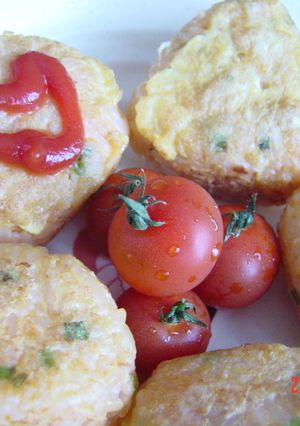 お弁当にも♪焼きオムぎり♪-レシピのメイン写真