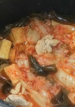 こうや豆腐とキムチの水炊き-レシピのメイン写真