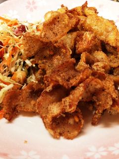 鶏皮の唐揚げ-レシピのメイン写真