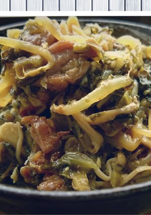 【佃煮】もやP高菜榎ºั╰╯ºั)╯*♬-レシピのメイン写真