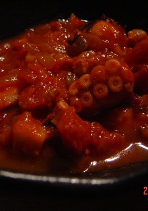 圧力鍋でたった５分！！タコのトマト煮-レシピのメイン写真