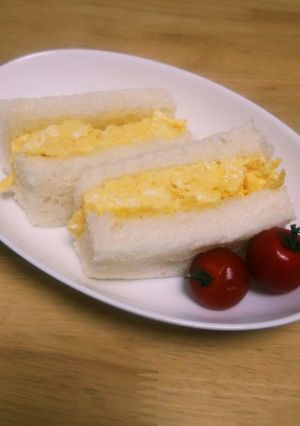 分厚い♪卵とチーズのサンドイッチ-レシピのメイン写真