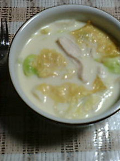 豆腐と野菜の豆乳スープでダイエット♪-レシピのメイン写真