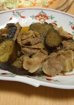 超！簡単　なすと豚バラ肉の煮物-レシピのメイン写真