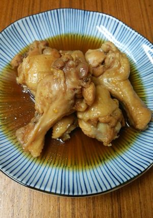 砂糖不使用！鶏手元のアップルティー煮♪-レシピのメイン写真