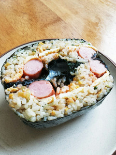 味付け海苔で"おにぎらず"-レシピのメイン写真