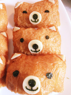 ●簡単!!そうめんいなり(クマver.)-レシピのメイン写真
