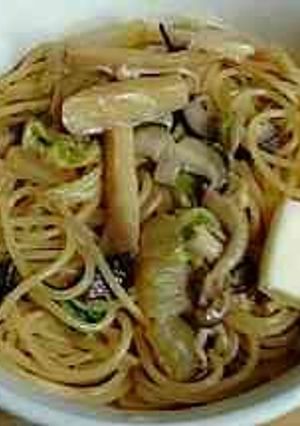 山形丸十 和風きのこパスタ-レシピのメイン写真