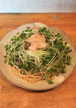 玄人向け、生秋刀魚の冷製パスタ-レシピのメイン写真