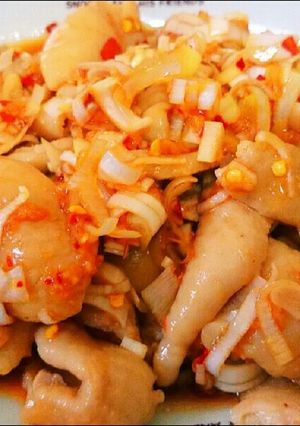 酒飲みの鶏皮ツマミピリ辛サッパリ-レシピのメイン写真