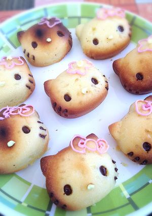 キャンプでHM&シリコン型DEマドレーヌ-レシピのメイン写真