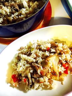 牛肉と野菜の洋風炊き込みゴハン-レシピのメイン写真