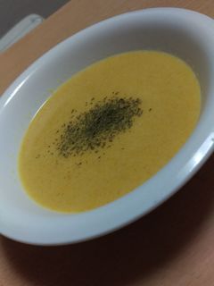 かぼちゃのスープ(つる首カボチャ)-レシピのメイン写真
