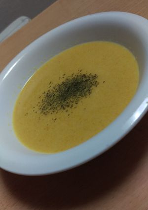 かぼちゃのスープ(つる首カボチャ)-レシピのメイン写真