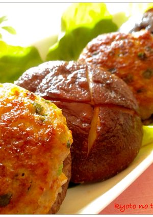 ✿柚子胡椒風味 しいたけの肉詰め焼き✿-レシピのメイン写真