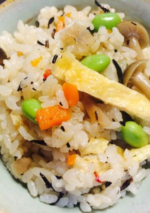 ＊煮物の余りで、超簡単♪炊き込み御飯＊-レシピのメイン写真