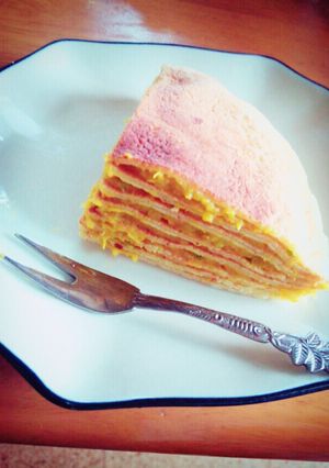 カボチャクリームのミルクレープ-レシピのメイン写真