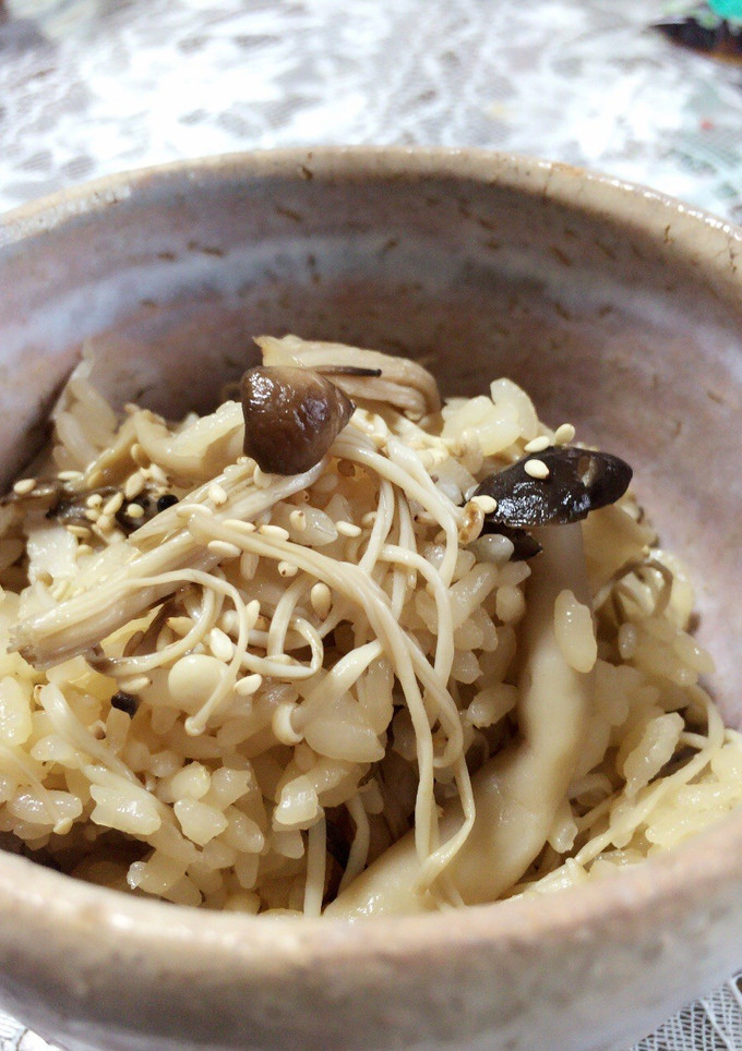 簡単 秋のきのこの旨味たっぷりご飯-レシピのメイン写真