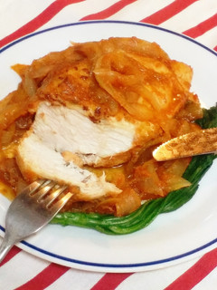 野菜ジュースでマリネ♡スパイシーチキン煮-レシピのメイン写真