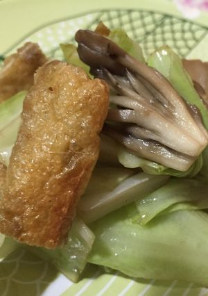 キャベツと舞茸のなんでもない副菜-レシピのメイン写真