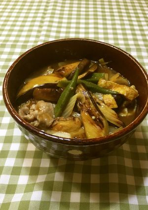 焼いた秋茄子が美味しいカレーうどん-レシピのメイン写真